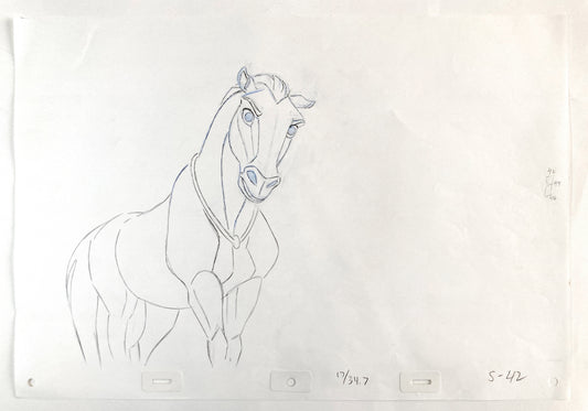 Spirit: Stallion of the Cimarron - Original Production Used Animation Drawing (DreamWorks, 2002). For sale on FLIP Gallery