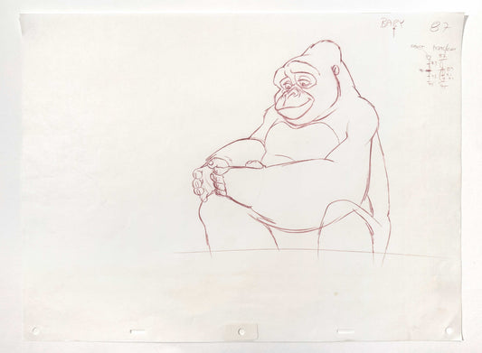 Tarzan - Kala Original Animation Production Art Drawing (Walt Disney, 1999). For sale on FLIP Gallery