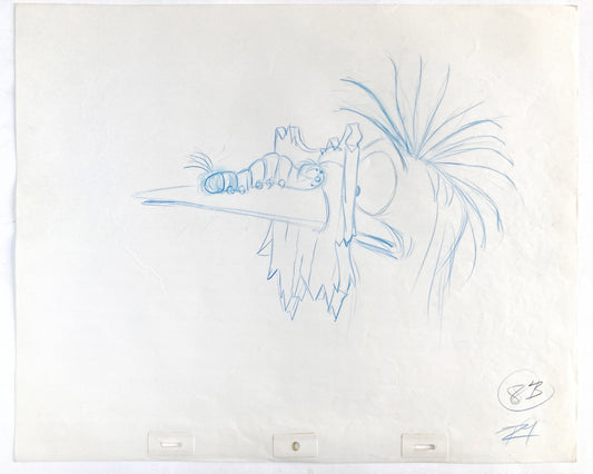 The Fox and the Hound - Boomer and Squaks Original Production Used Animation Drawing (Walt Disney, 1981). For sale on FLIP Gallery