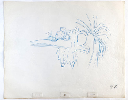 The Fox and the Hound : Boomer and Squaks Original Production Used Animation Drawing (Walt Disney, 1981). For sale on FLIP Gallery