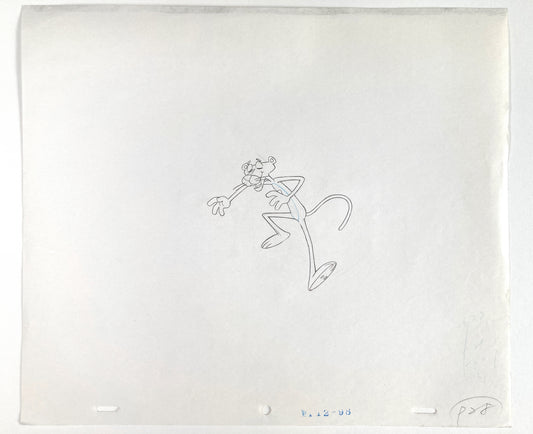 Original Production Used Animation Drawing of The Pink Panther (From the 80's). For sale on FLIP Gallery