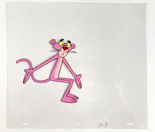 The Pink Panther - Original Production Used Animation Celluloid (From the Tv show 80s). For sale on FLIP Gallery
