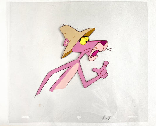The Pink Panther Original Production Used Animation Cel (From the Tv show 80s). For sale on FLIP Gallery