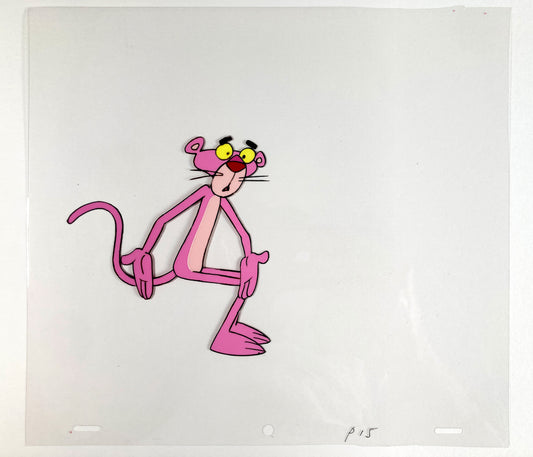 The Pink Panther - Original Production Used Animation Celluloid (From the Tv show 80s). For sale on FLIP Gallery