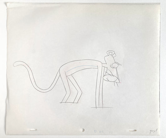 The Pink Panther Original Production Used Animation Drawing (Tv show 1980s). For sale on FLIP Gallery