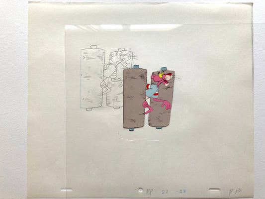 The Pink Panther : Original Production Used Animation Cel + Matching Drawing (Tv show 1980s). For sale on FLIP Gallery