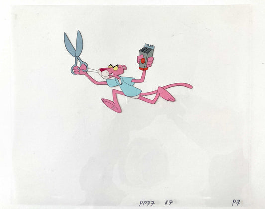 The Pink Panther - Original Production Used Animation Celluloid (From the Tv show 80-90s). For sale on FLIP Gallery