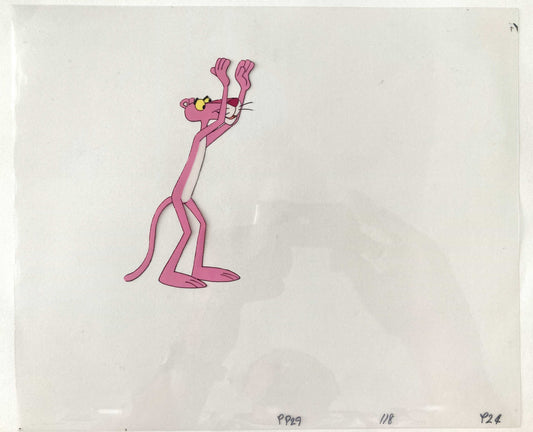 The Pink Panther - Original Production Used Animation Celluloid (From the Tv show 80s). For sale on FLIP Gallery