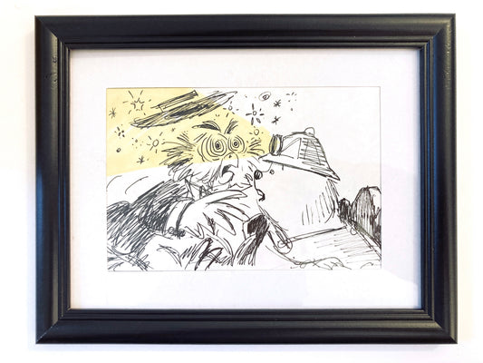 The Rescuers Original Production Used Storyboard Drawing - Art from the legendary Ted Berman (Walt Disney, 1977). For sale on FLIP Gallery