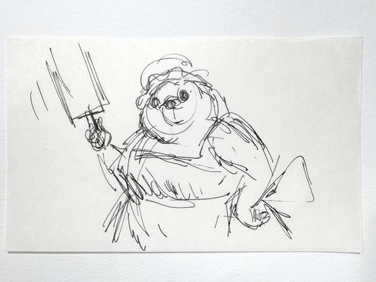 The Rescuers : Original Production Used Storyboard Drawing - Art from the legendary Ted Berman (Walt Disney, 1977). For sale on FLIP Gallery