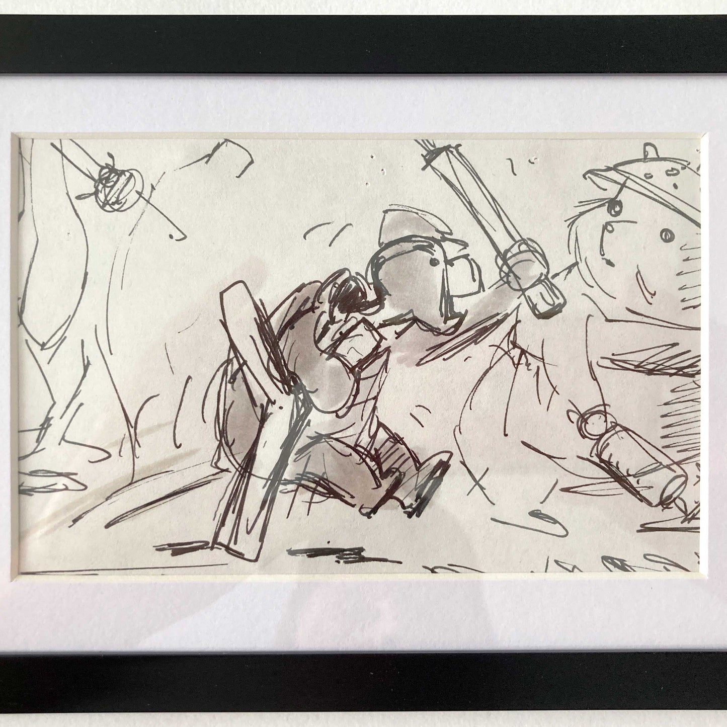 Original Storyboard Drawing from The Rescuers