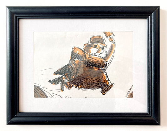 The Rescuers : Original Production Storyboard Drawing - Art from the legendary Ted Berman(Walt Disney, 1977). For sale on FLIP Gallery
