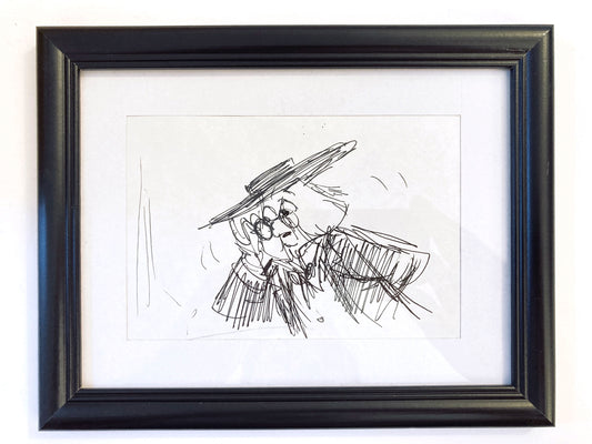 The Rescuers : Original Storyboard Drawing Framed - Art from the legendary Ted Berman (Walt Disney, 1977). For sale on FLIP Gallery