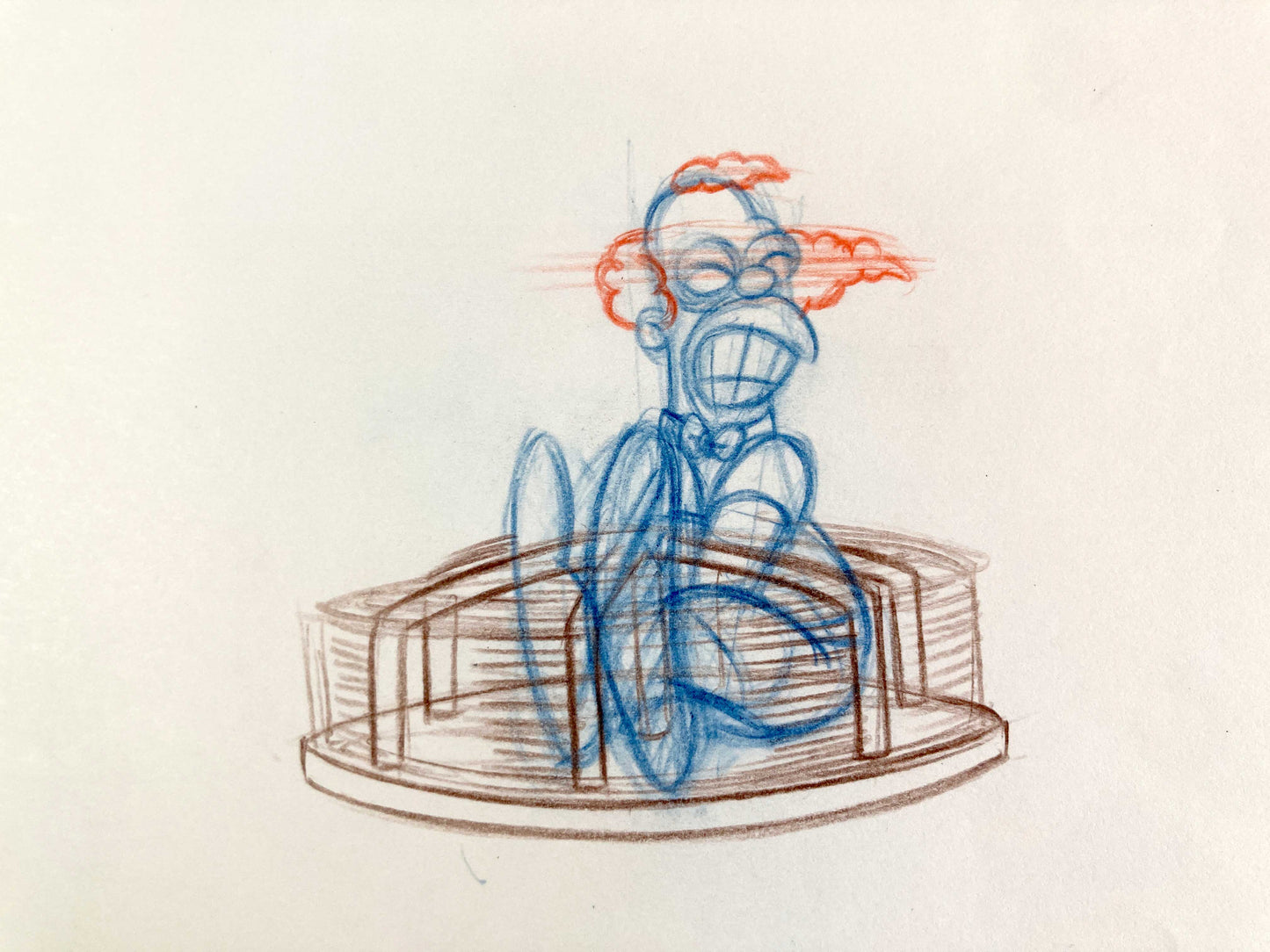 Original Animation Production Art from The Simpsons