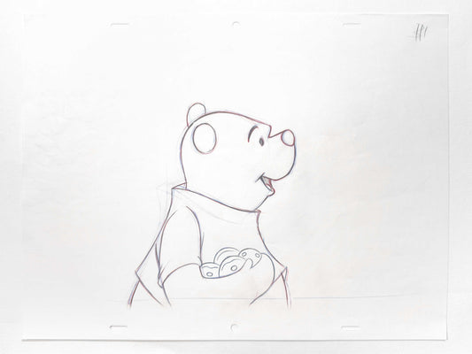 Piglet's Big Movie - Winnie the Pooh Original Animation Drawing (Walt Disney, 2003). For sale on FLIP Gallery