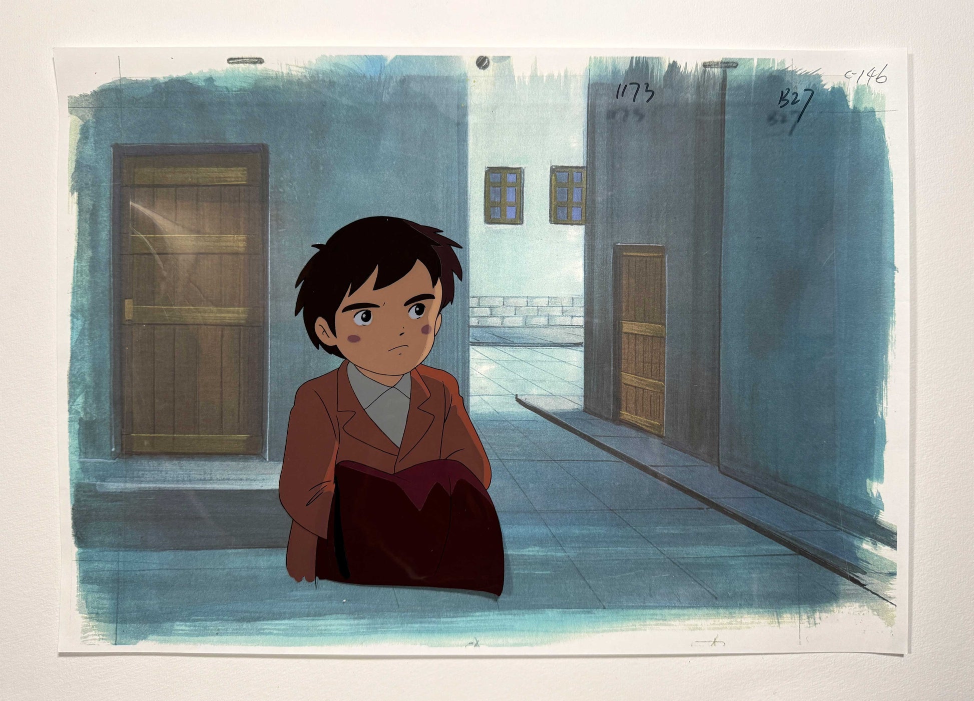 3000 Leagues in Search of Mother : Original Animation Production Cel with Background (Isao Takahata, 1976). For sale on FLIP Gallery