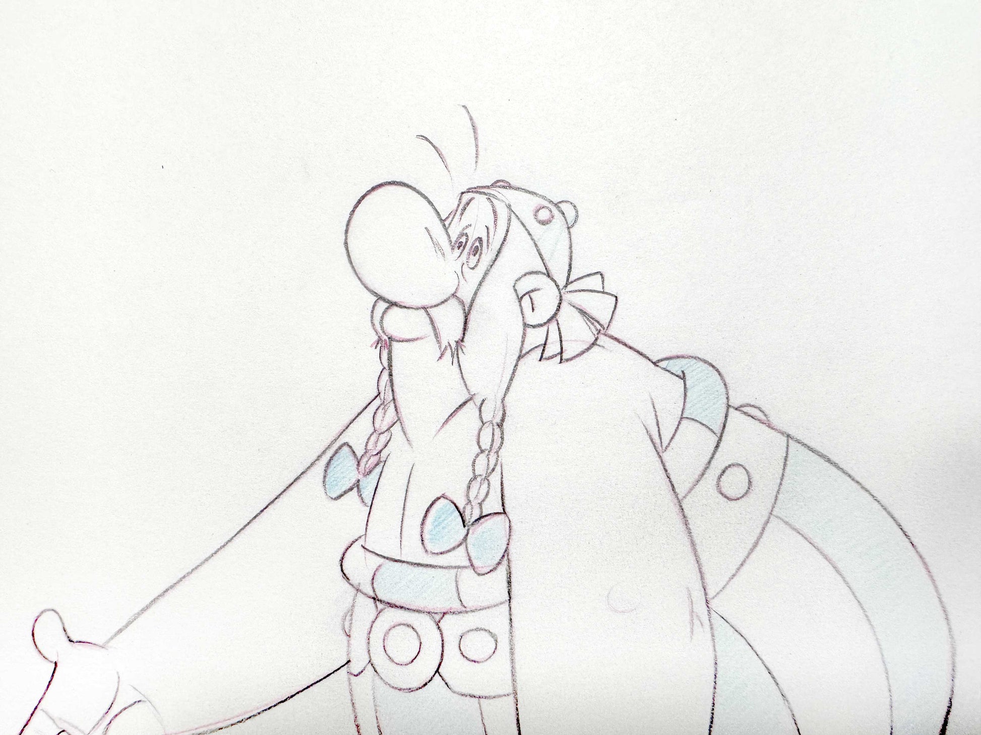 Asterix Versus Caesar - Original Animation Art Signed by Dino Athanassiou (Gaumont Studios, 1985). For sale on FLIP Gallery