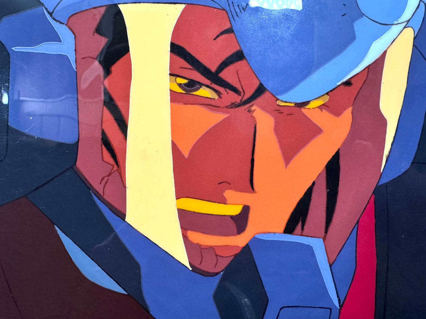 After War Gundam X - Shagia Frost Original Production Cel and Matching Animation Drawing (Sunrise, 1996). For sale on FLIP Gallery