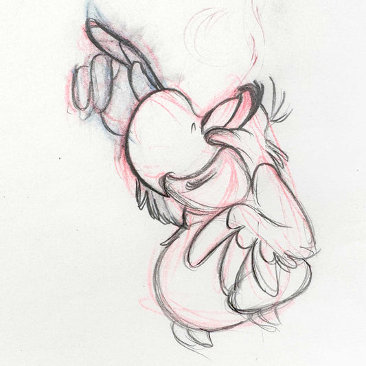 Aladdin Lago Original Animation Art Production Drawing (Walt Disney, 1992). For sale on FLIP Gallery