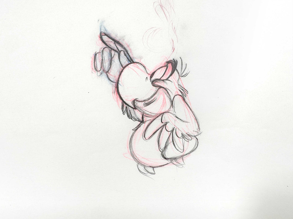 Aladdin Lago Original Animation Art Production Drawing (Walt Disney, 1992). For sale on FLIP Gallery