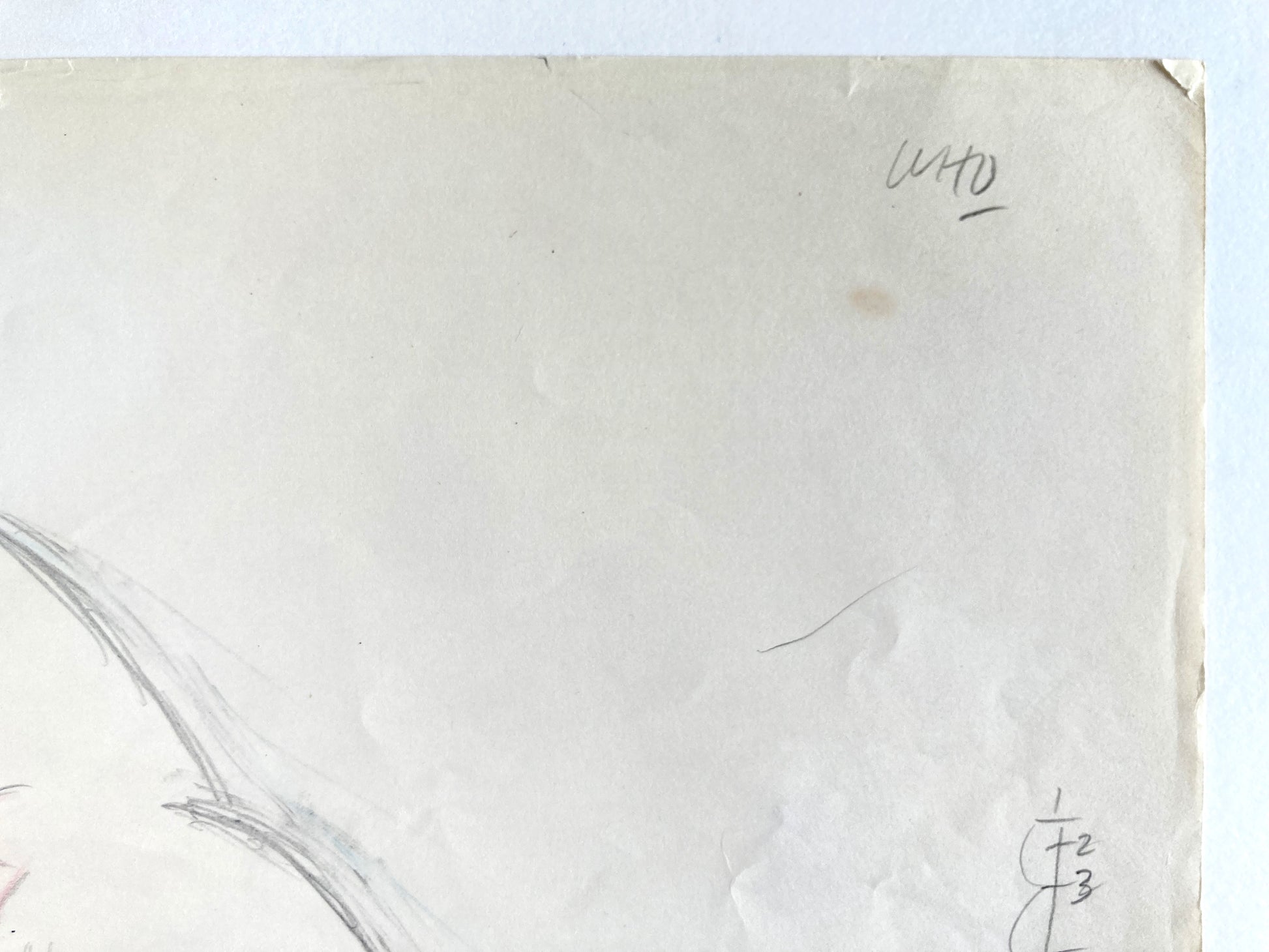 Aladdin Jafar as a Beggar : Original Animation Production Drawing (Walt Disney, 1992). For sale on FLIP Gallery