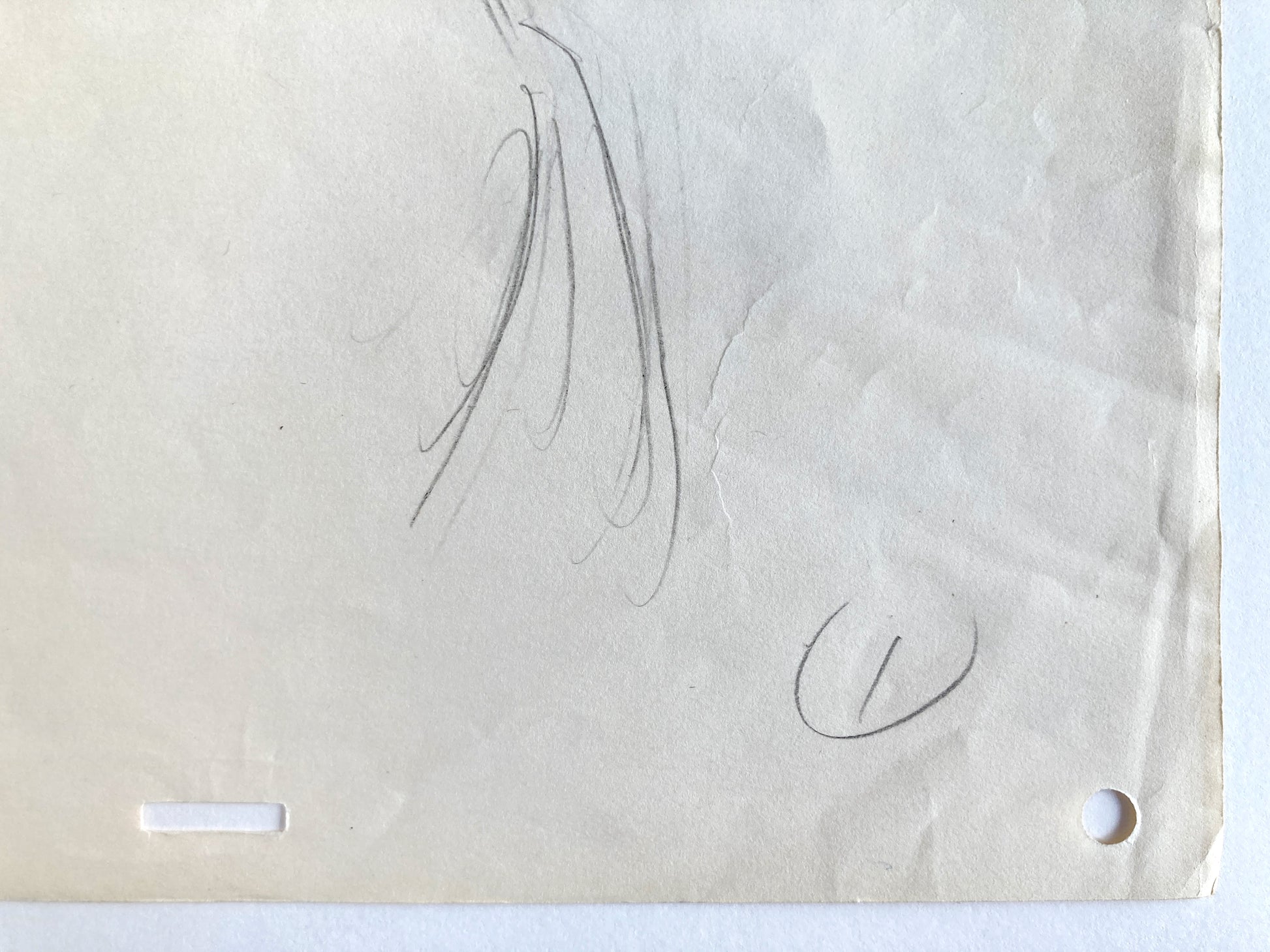 Aladdin Jafar as a Beggar : Original Animation Production Drawing (Walt Disney, 1992). For sale on FLIP Gallery
