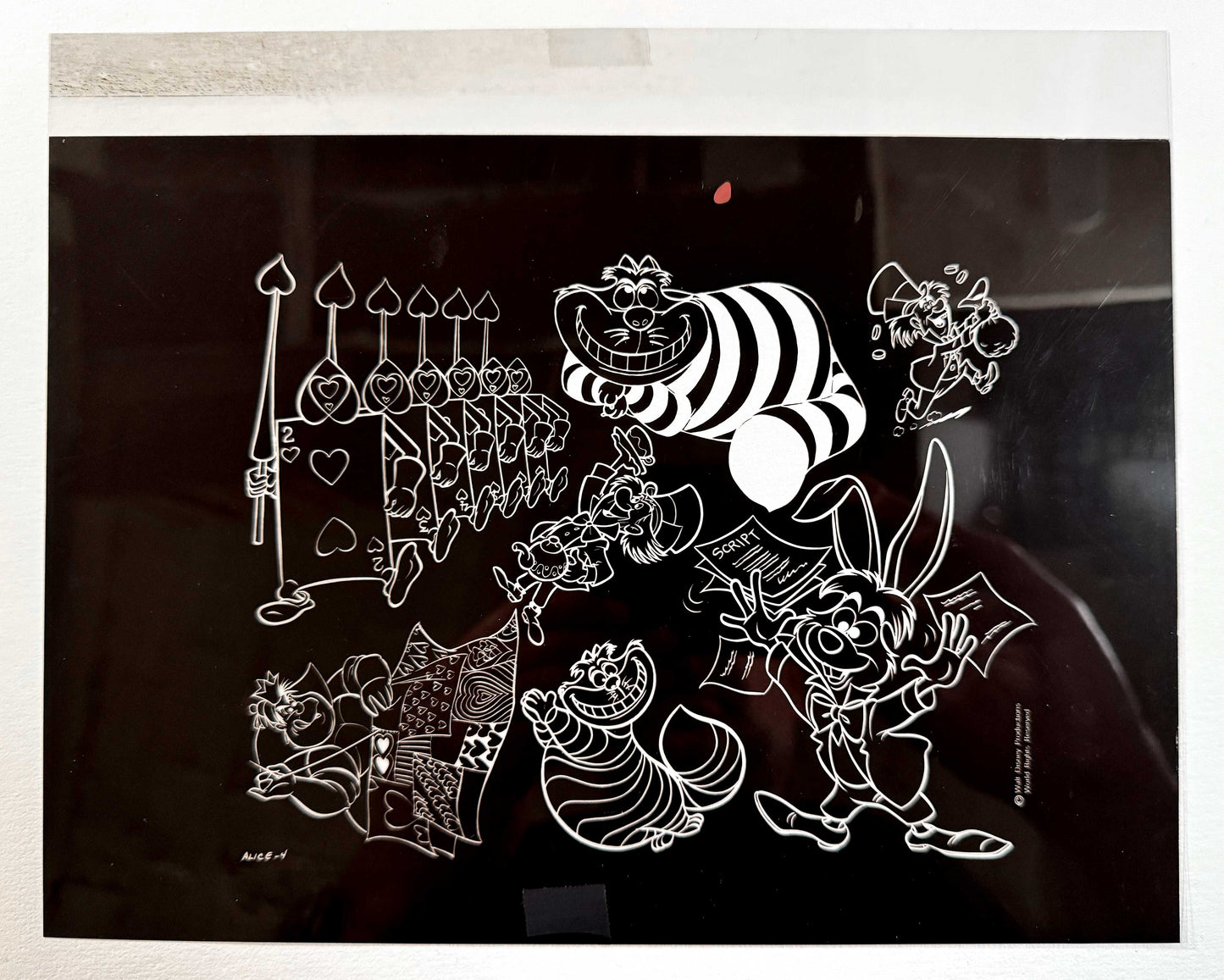 Alice in Wonderland : Rare Original Disney Production Film Negative – Walt Disney Productions (1960-70’s). For sale on FLIP Gallery