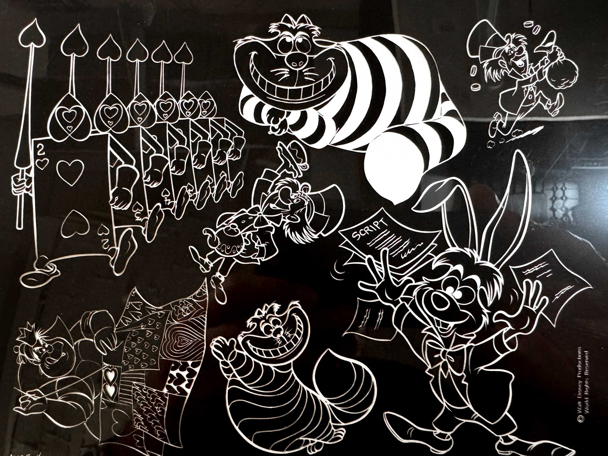 Alice in Wonderland : Rare Original Disney Production Film Negative – Walt Disney Productions (1960-70’s). For sale on FLIP Gallery