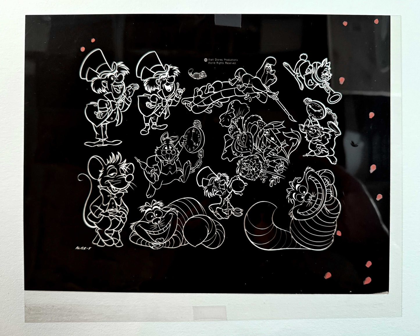 Alice in Wonderland Rare Original Disney Production Film Negative – Walt Disney Productions (1960-70’s). For sale on FLIP Gallery