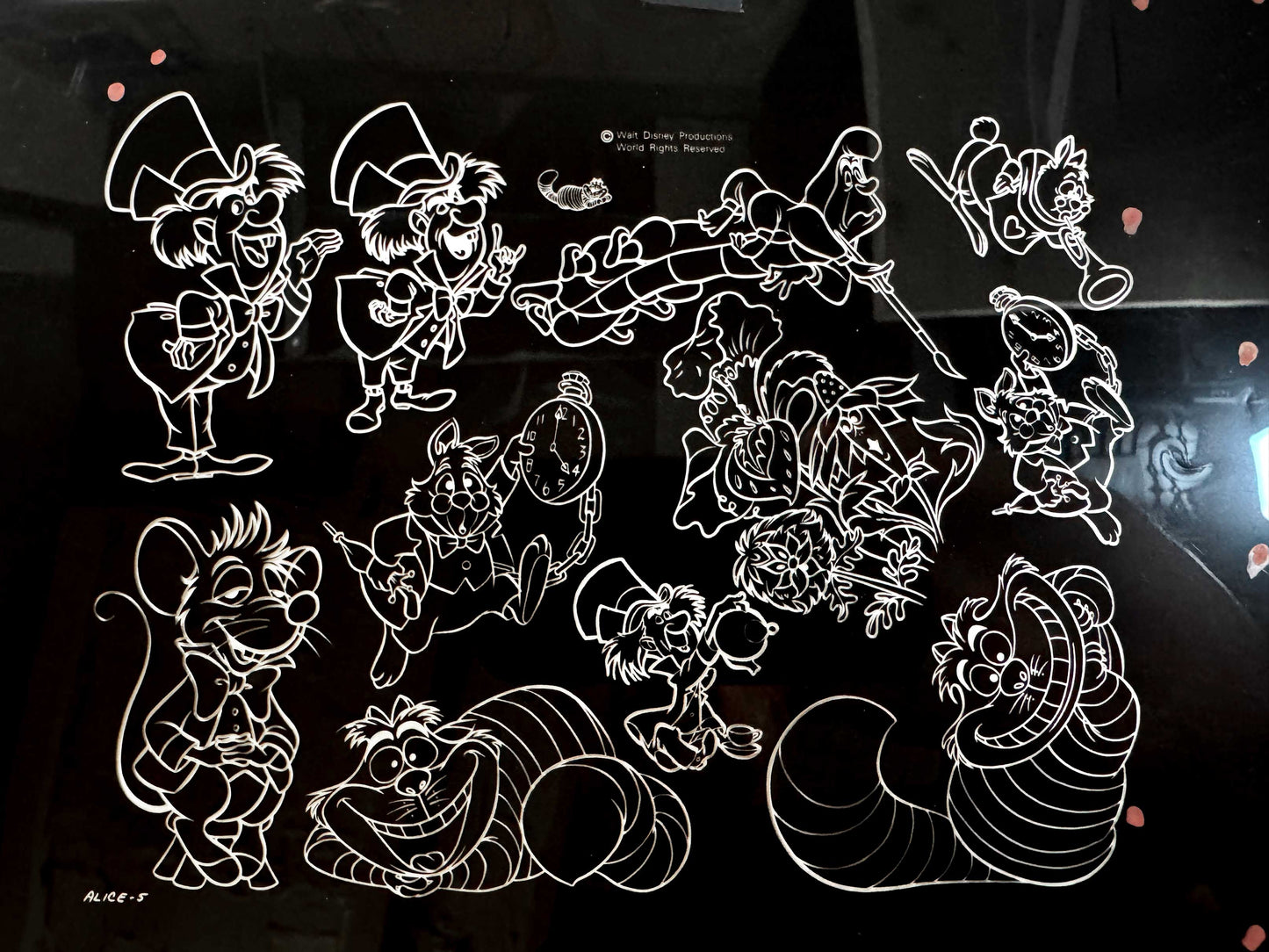 Alice in Wonderland Rare Original Disney Production Film Negative – Walt Disney Productions (1960-70’s). For sale on FLIP Gallery