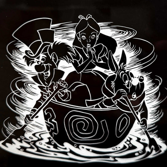 Alice in Wonderland : Rare Original Disney Production Film Negative – Walt Disney Productions (1990’s). For sale on FLIP Gallery