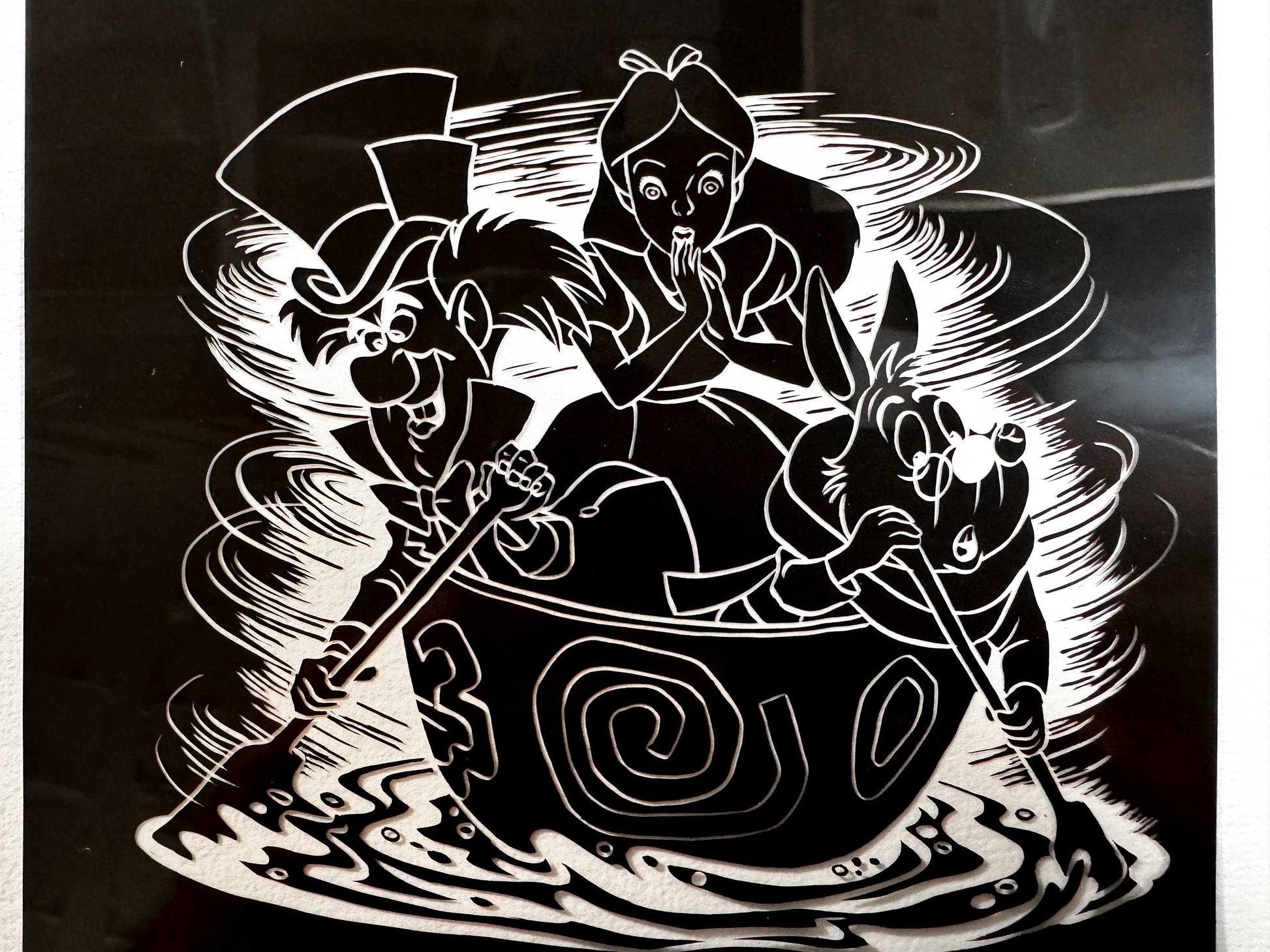 Alice in Wonderland : Rare Original Disney Production Film Negative – Walt Disney Productions (1990’s). For sale on FLIP Gallery