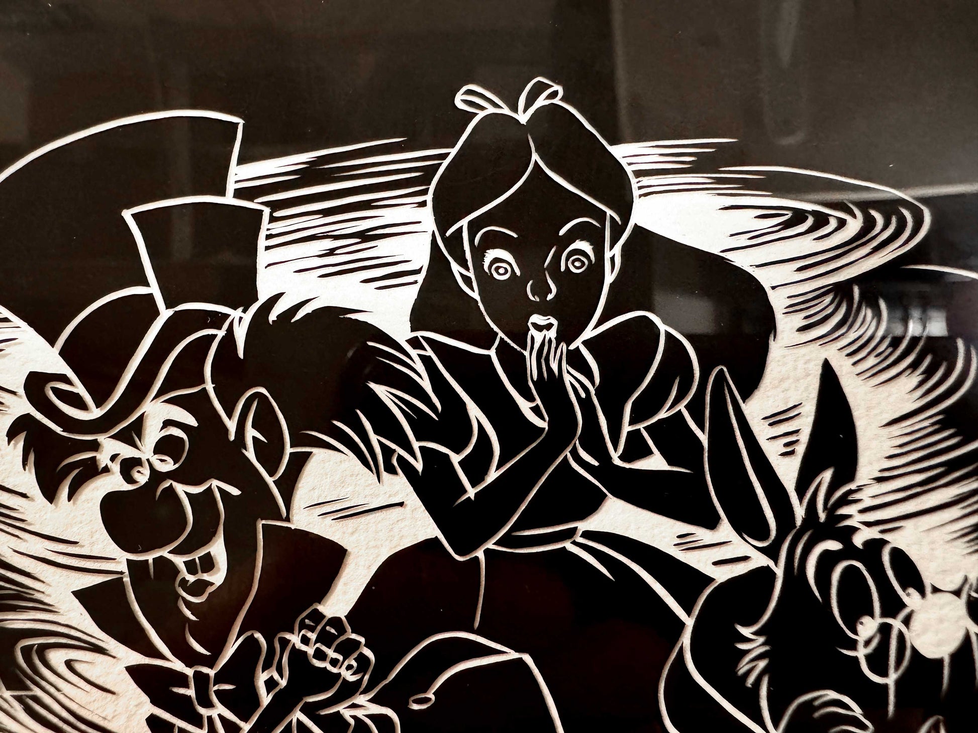 Alice in Wonderland : Rare Original Disney Production Film Negative – Walt Disney Productions (1990’s). For sale on FLIP Gallery