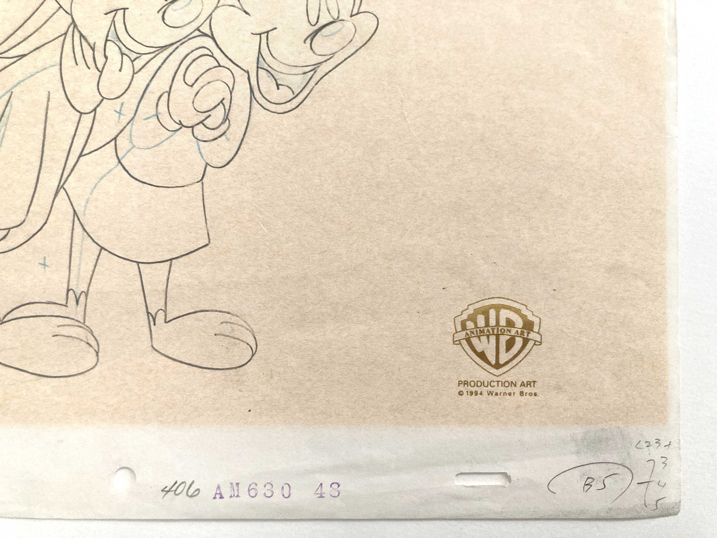 Animaniacs "Space-Probed" Yakko, Wakko, and Dot Original Production Used Animation Drawing (Warner Brothers, 1993). For sale on FLIP Gallery
