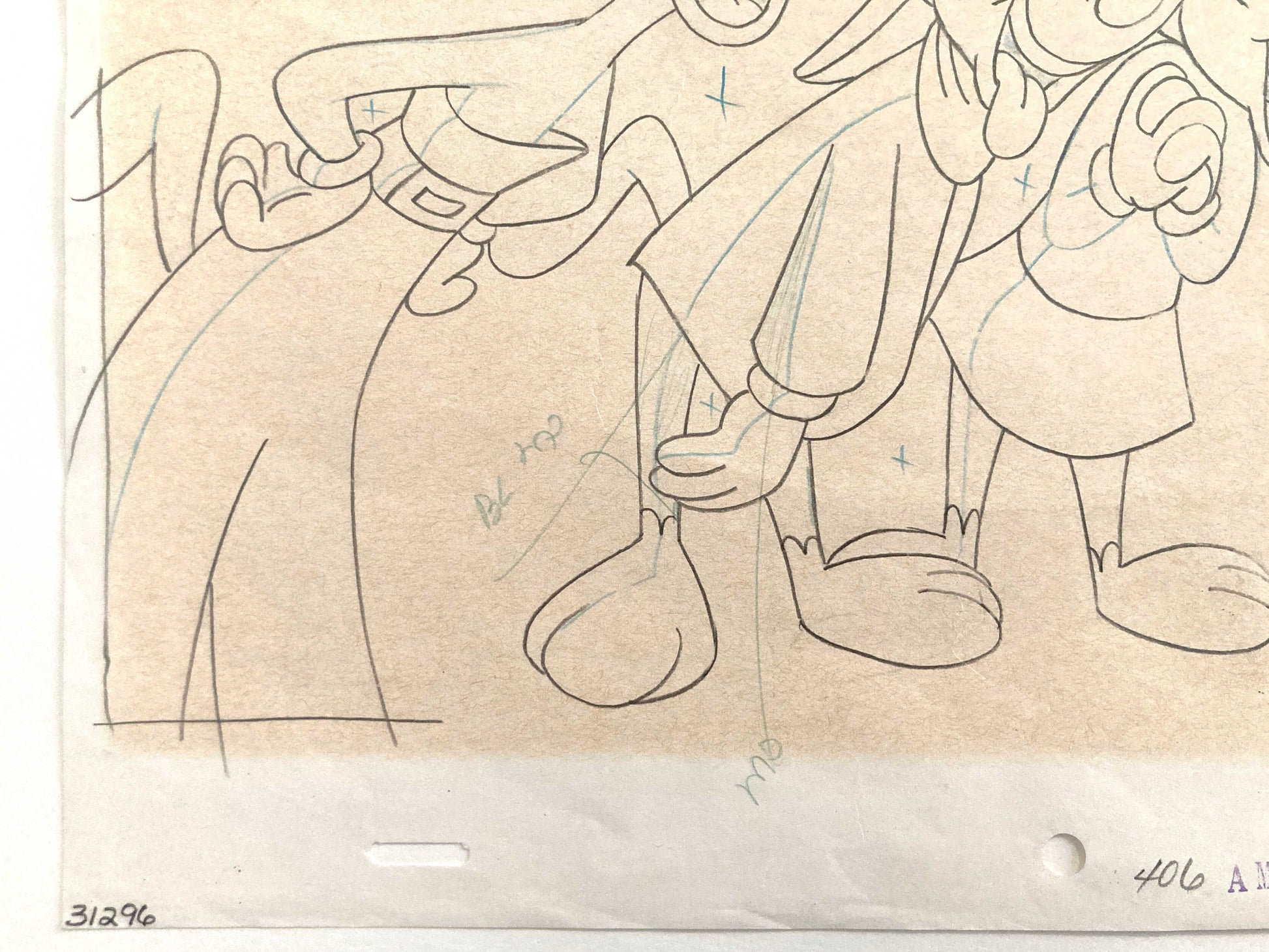 Animaniacs "Space-Probed" Yakko, Wakko, and Dot Original Production Used Animation Drawing (Warner Brothers, 1993). For sale on FLIP Gallery