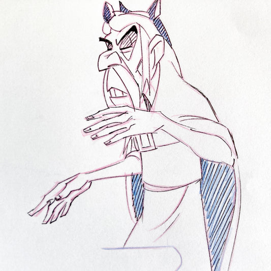 Asterix Versus Caesar - Original Animation Art Signed by Dino Athanassiou (Gaumont Studios, 1985). For sale on FLIP Gallery
