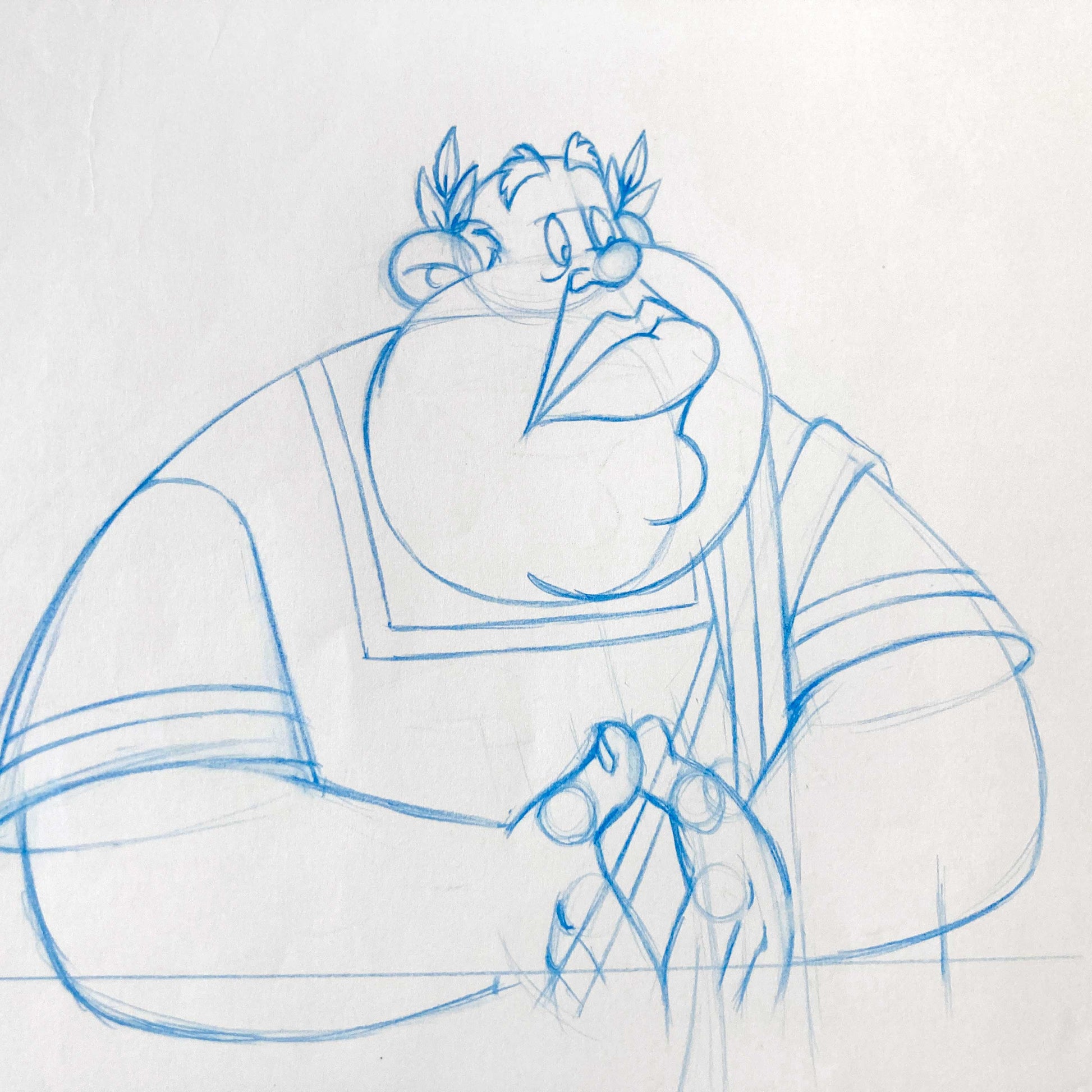 "Asterix in America" Tumulus : Original Production Used Animation Drawing (1994). For sale on FLIP Gallery