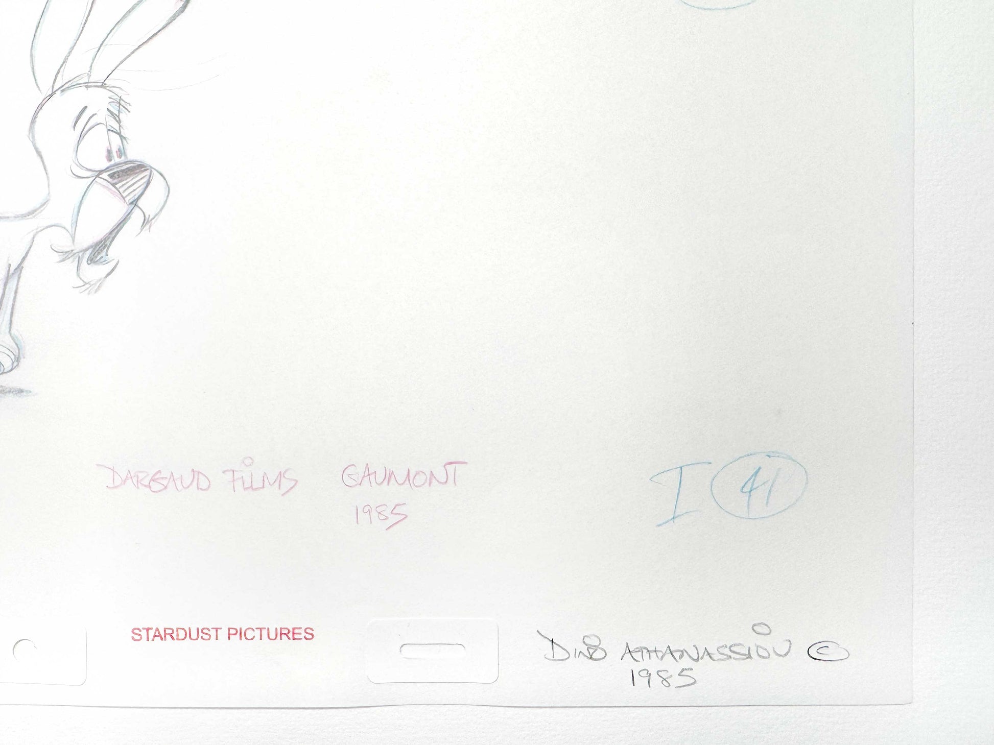 Asterix Versus Caesar - Original Animation Art Signed by Dino Athanassiou (Gaumont Studios, 1985). For sale on FLIP Gallery