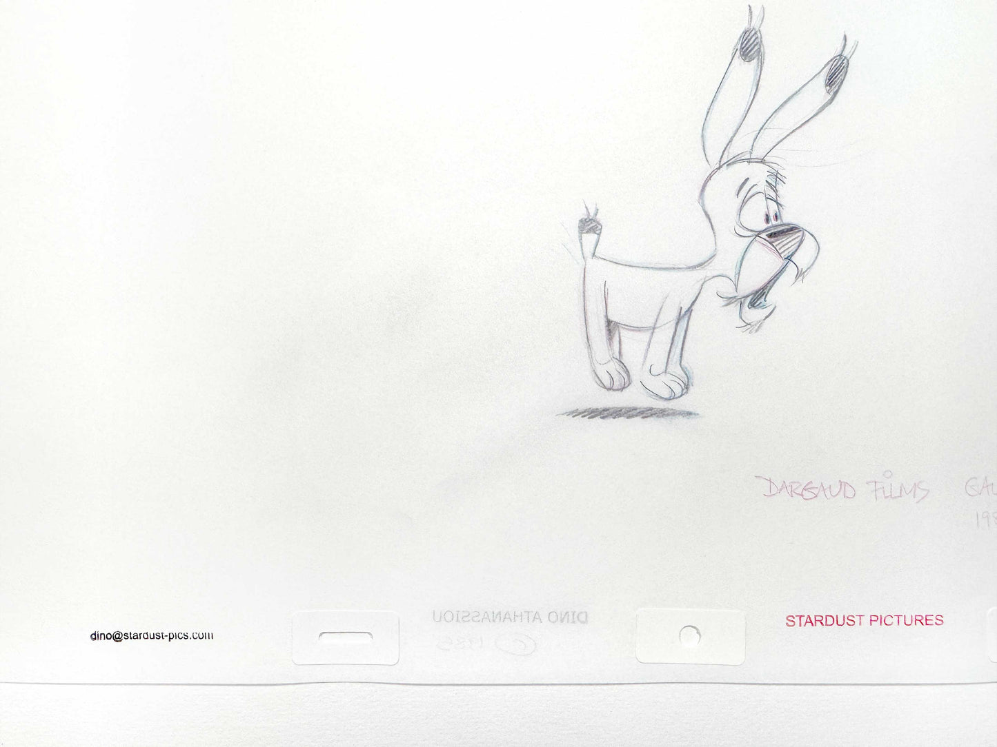 Asterix Versus Caesar - Original Animation Art Signed by Dino Athanassiou (Gaumont Studios, 1985). For sale on FLIP Gallery