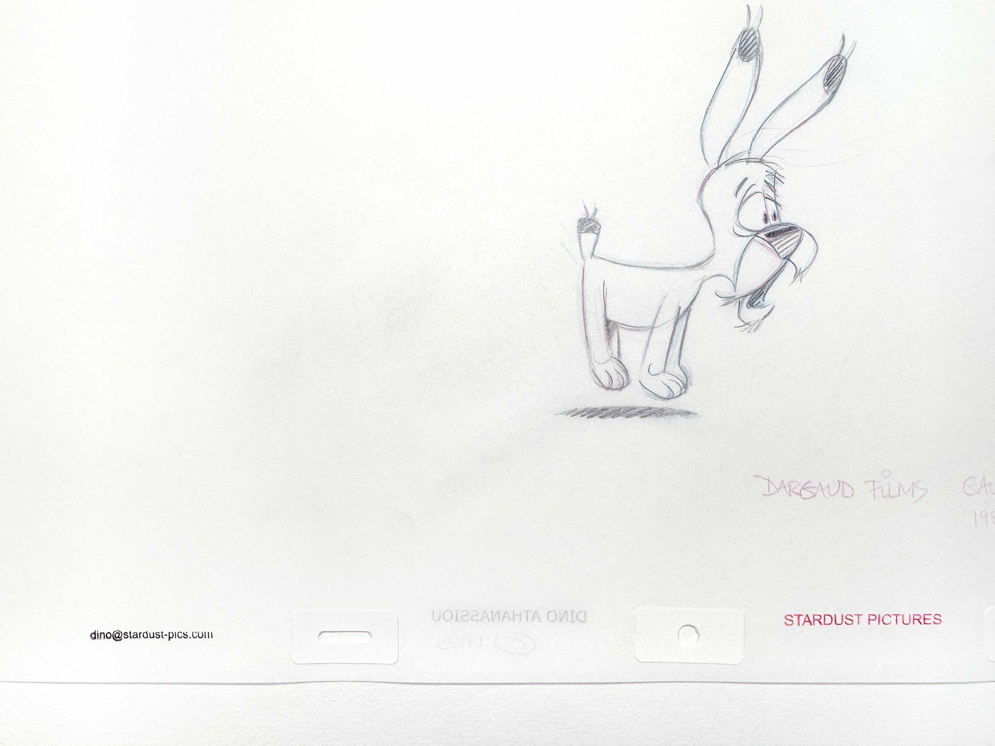 Asterix Versus Caesar - Original Animation Art Signed by Dino Athanassiou (Gaumont Studios, 1985). For sale on FLIP Gallery