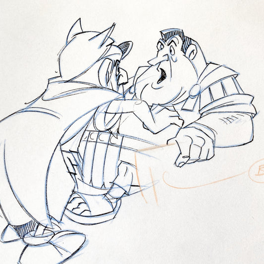 Asterix Versus Caesar - Original Animation Art Signed by Dino Athanassiou (Gaumont Studios, 1985). 
For sale on FLIP Gallery