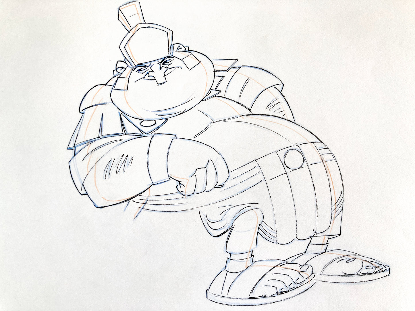 Asterix Versus Caesar - Original Animation Art Signed by Dino Athanassiou (Gaumont Studios, 1985). For sale on FLIP Gallery