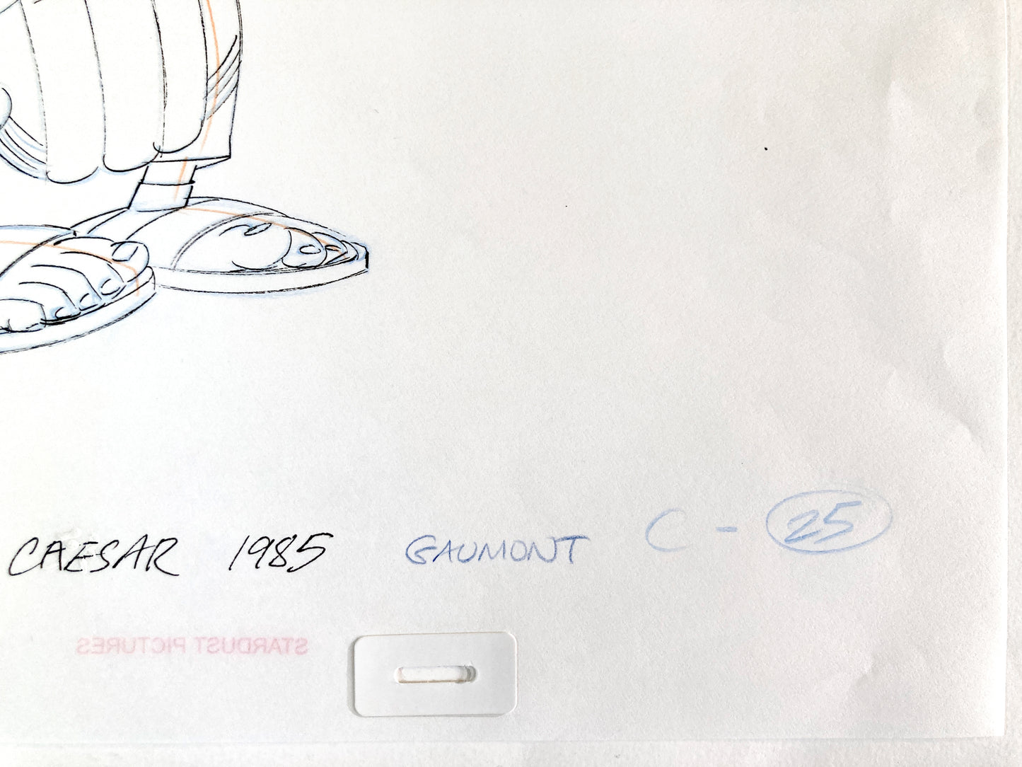 Asterix Versus Caesar - Original Animation Art Signed by Dino Athanassiou (Gaumont Studios, 1985). For sale on FLIP Gallery