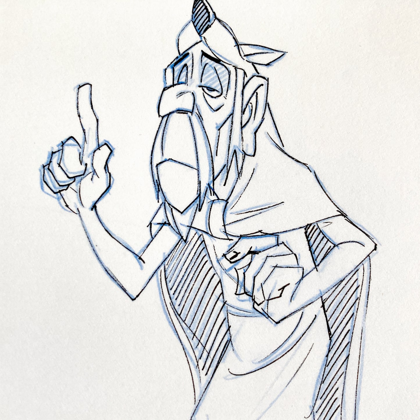 Asterix Versus Caesar - Original Animation Art of PROLIX Signed by Dino Athanassiou (Gaumont Studios, 1985). For sale on FLIP Gallery