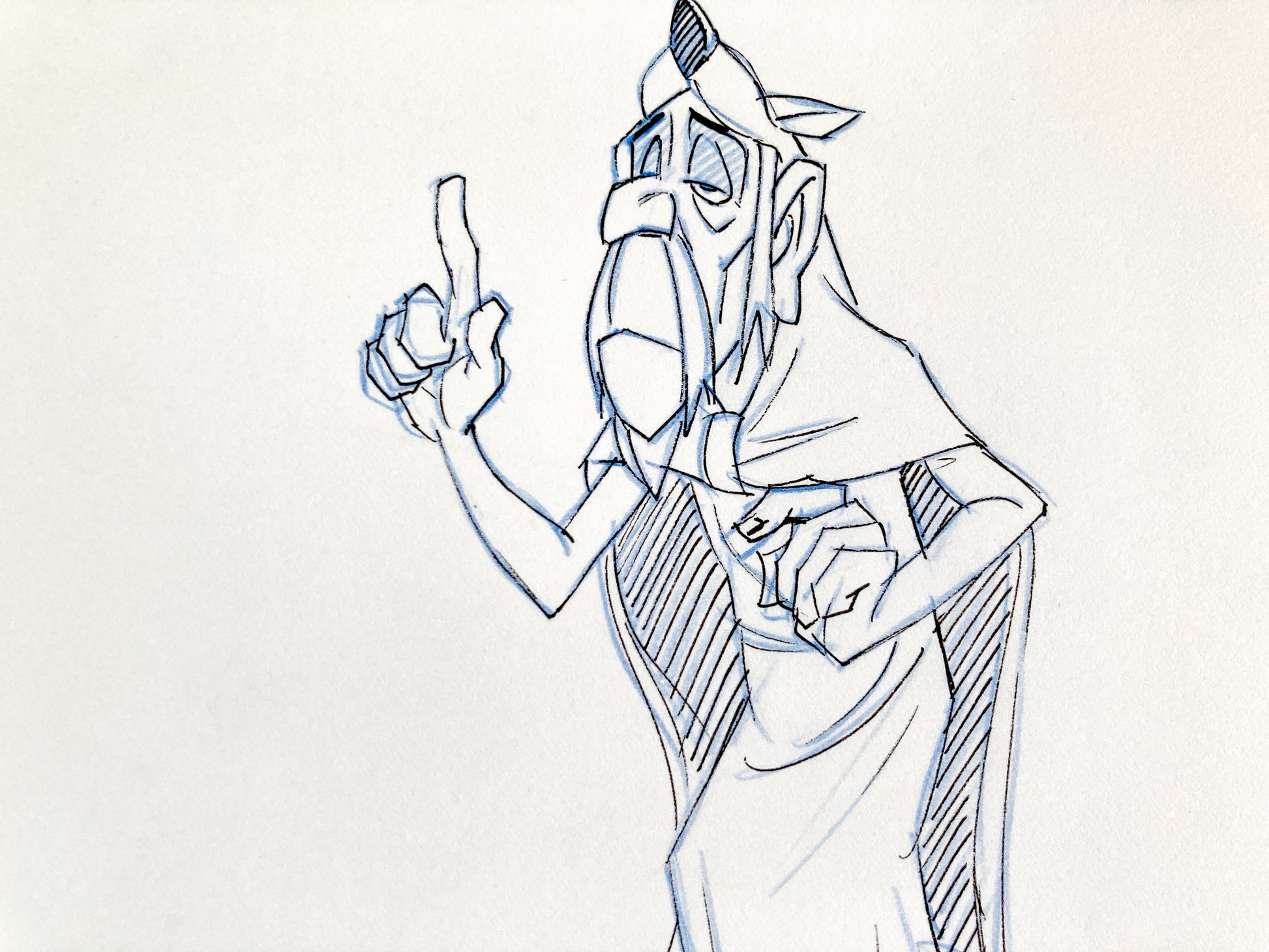 Asterix Versus Caesar - Original Animation Art of PROLIX Signed by Dino Athanassiou (Gaumont Studios, 1985). For sale on FLIP Gallery