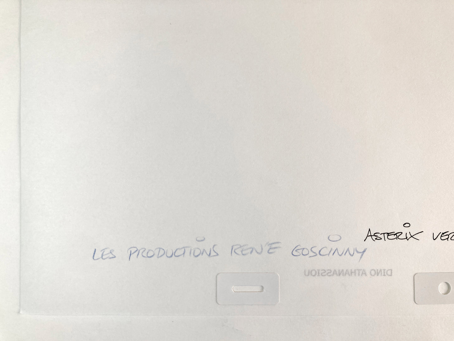Asterix Versus Caesar - Original Animation Art of PROLIX Signed by Dino Athanassiou (Gaumont Studios, 1985). For sale on FLIP Gallery