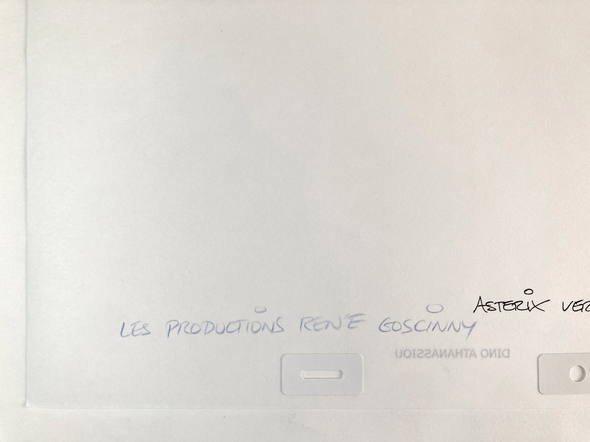 Asterix Versus Caesar - Original Animation Art of PROLIX Signed by Dino Athanassiou (Gaumont Studios, 1985). For sale on FLIP Gallery