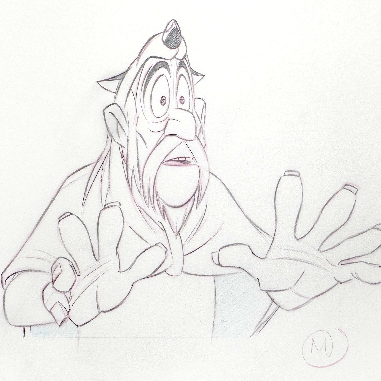 Asterix and the Big Fight - Original Animation Art of PROLIX Signed by Dino Athanassiou (Gaumont Studios, 1989). For sale on FLIP Gallery
