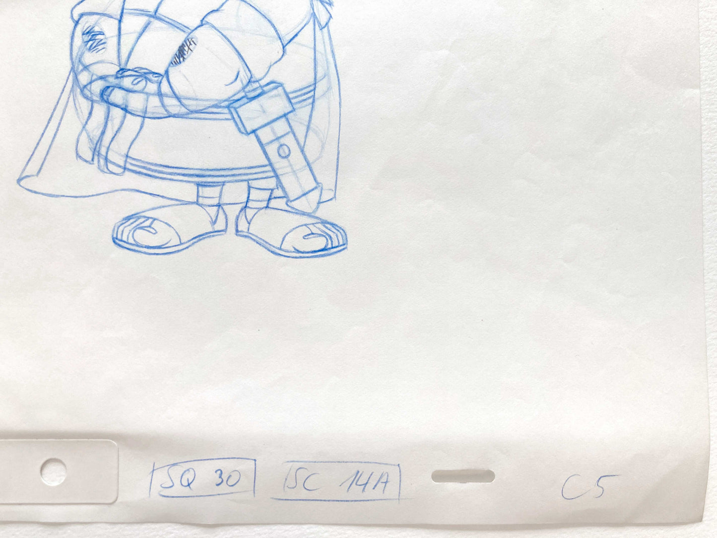 Asterix in America Original Production Used Animation Drawing - Signed. For sale on FLIP Gallery