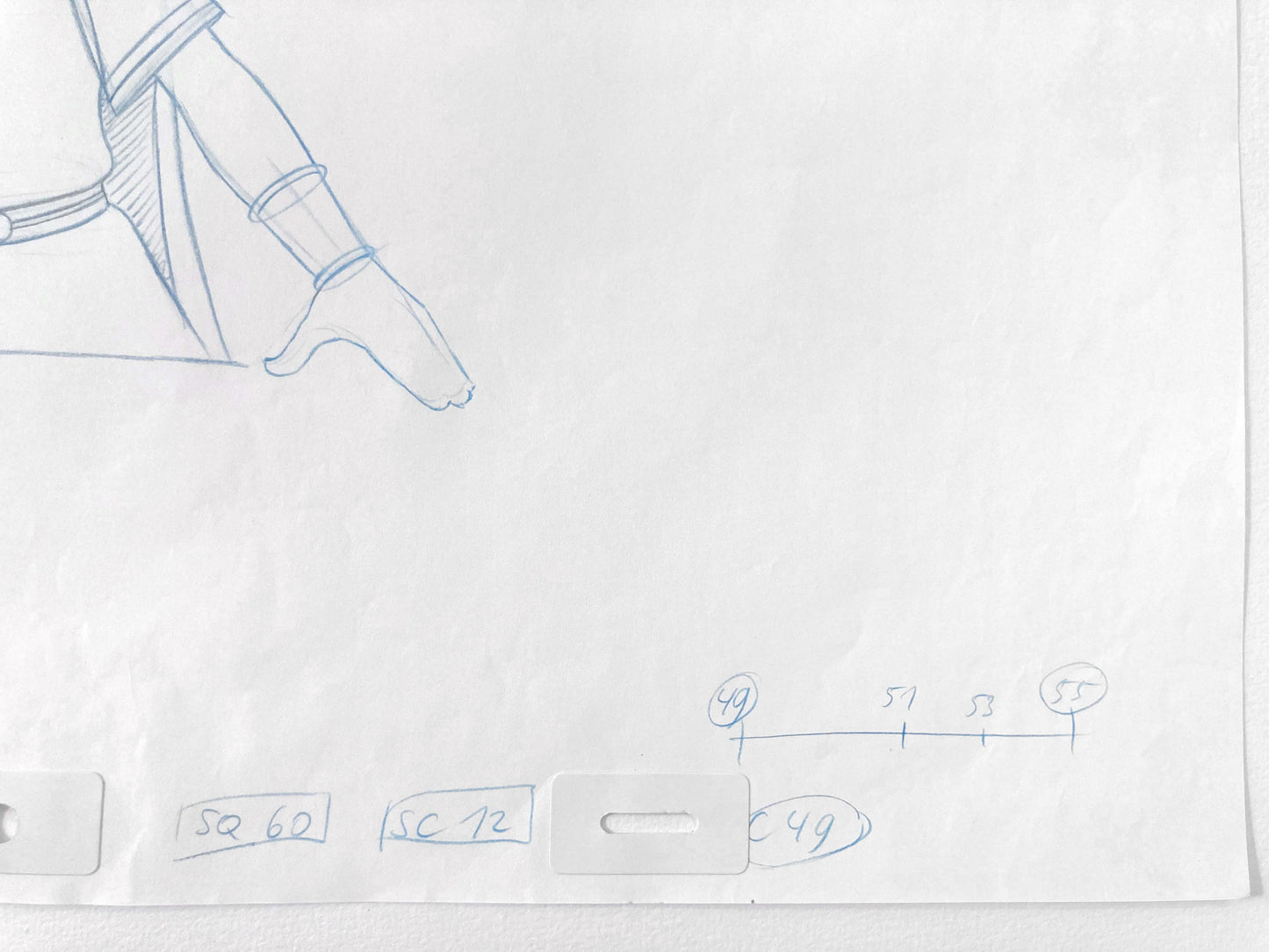 "Asterix in America" Cesar : Original Production Used Animation Drawing. For sale on FLIP Gallery
